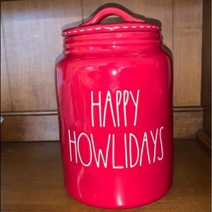 HOST PICK 🌟🎉 RAE DUNN HAPPY HOWLIDAY CANISTER NWT
